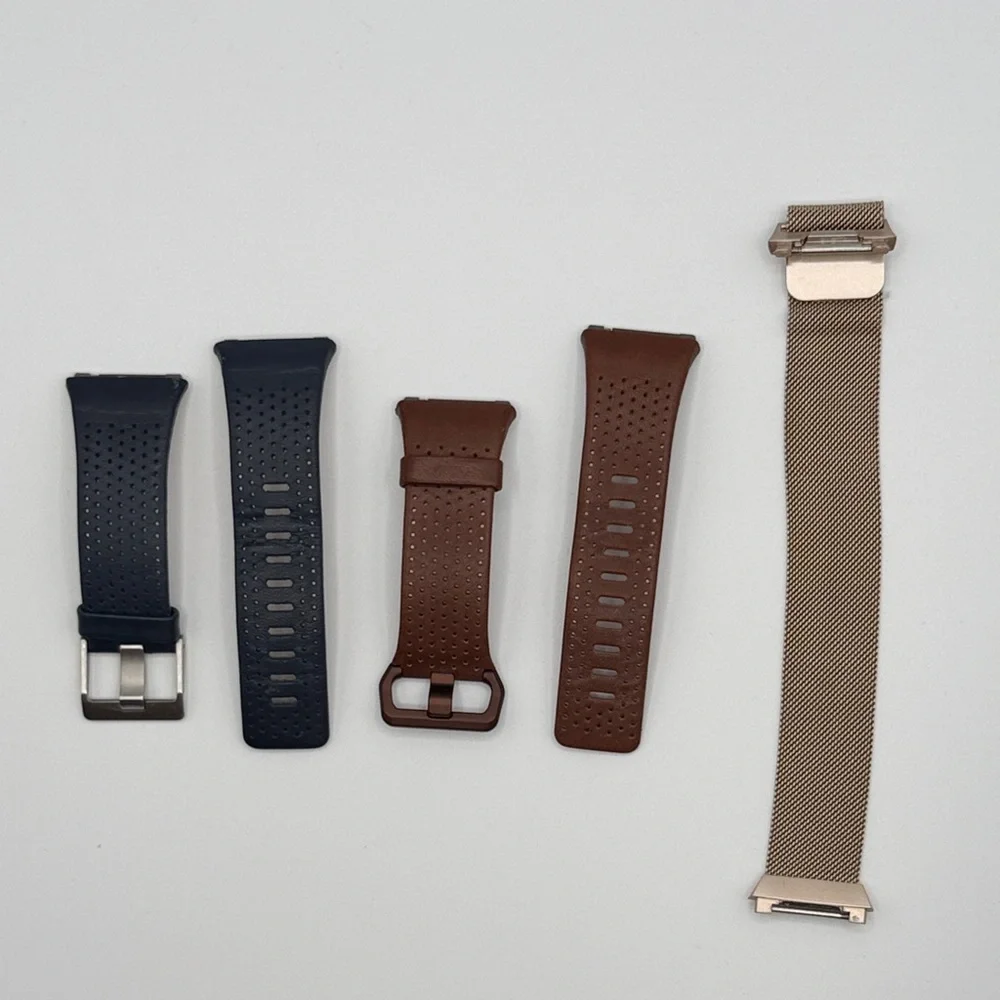 Fitbit Brown and Blue Wristband Set